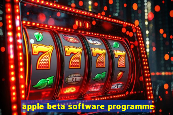 apple beta software programme